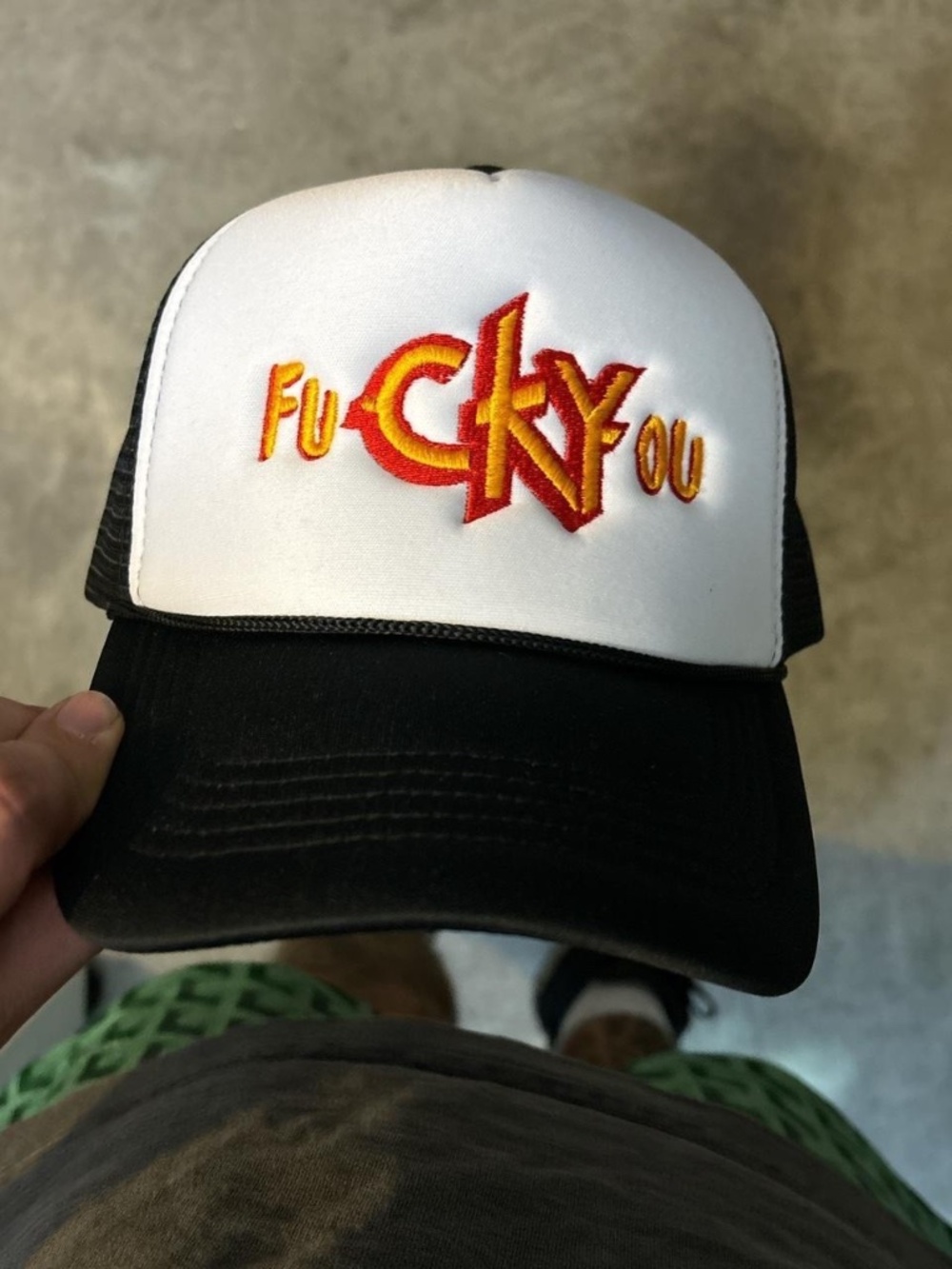 fu CKYou trucker hat - Picture 2 of 3
